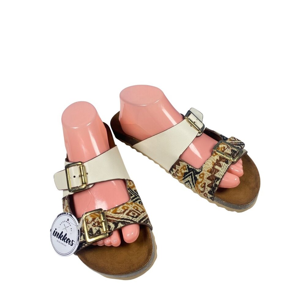 New Inkkas Desert Buckle Sandal Size 10 MSRP$86 Vegan - Picture 3 of 13